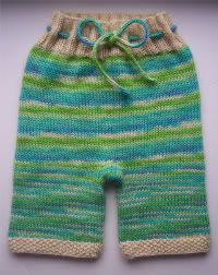 Calming Green Medium Knit Shorties