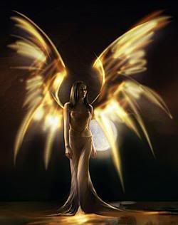 angel in light
