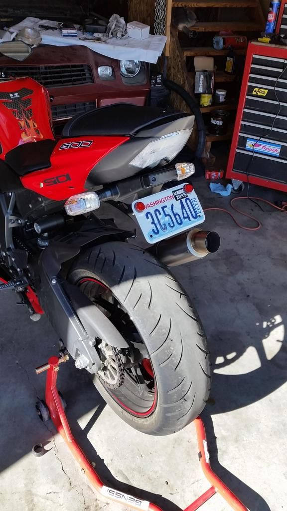 Finally, a DIY fender eliminator tutorial! (kinda) Kawasaki Ninja ZX