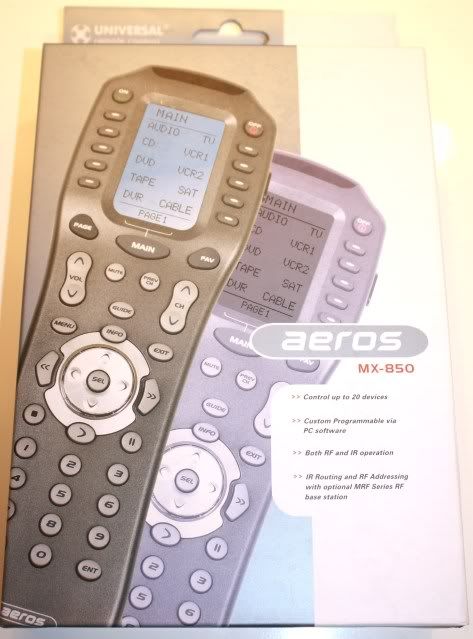 Aeros Universal Remote Mx700 Manual