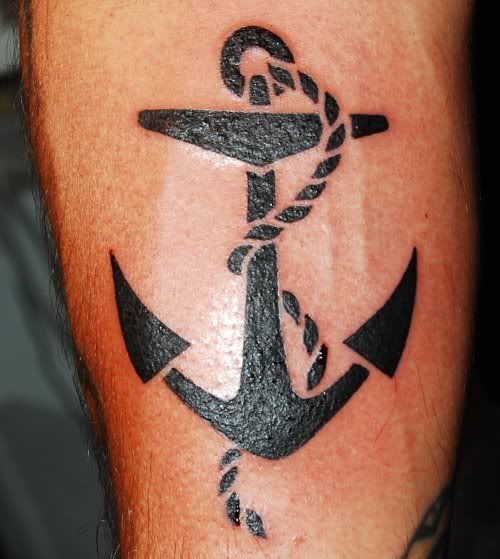 Anchor Tattoo The old styles of tattoos are also popular .