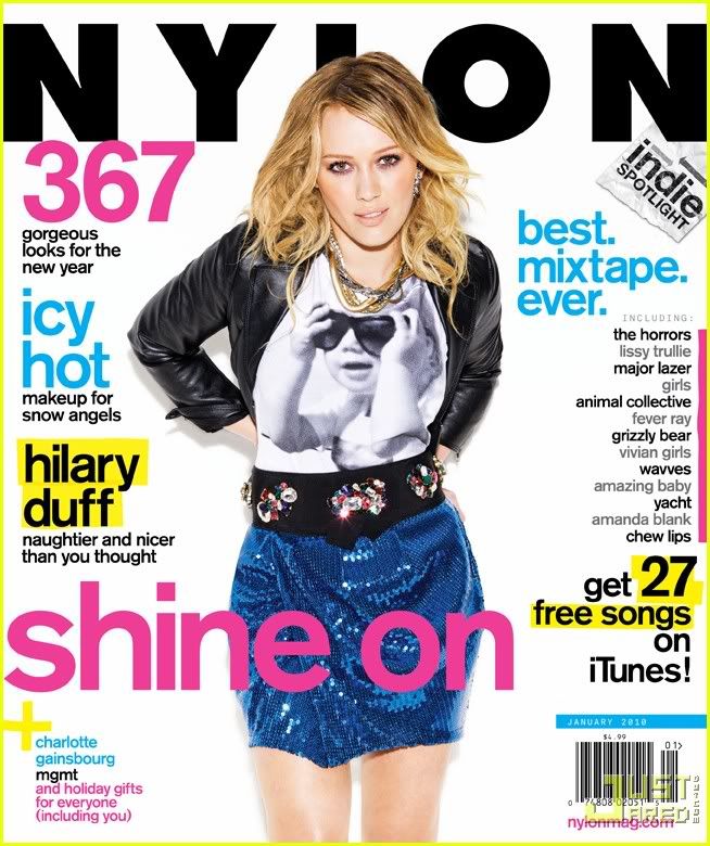 Singer/actress Hilary Duff is the latest covergirl for fashion magazine 