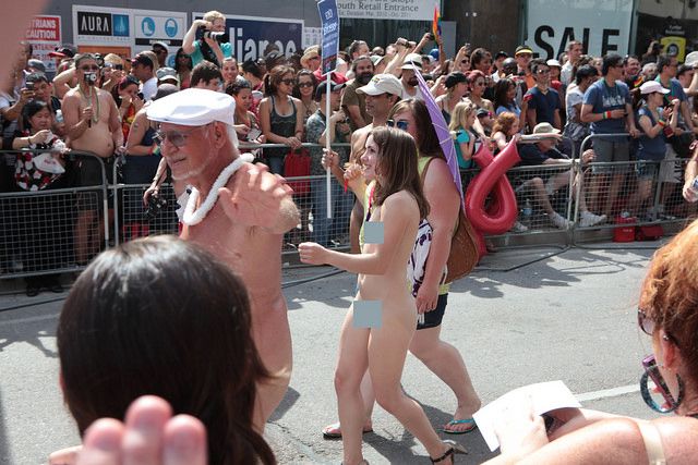 In 2011, I attended Toronto Pride, but I couldn't stomach.