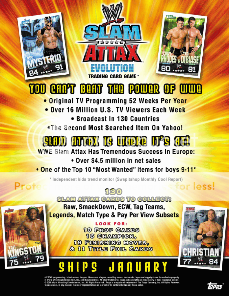 WWE Slam Attax Evolution ECW Championship Title Card 