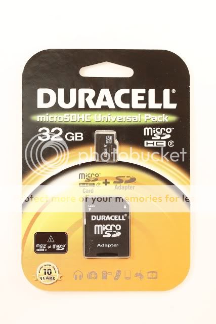 Duracell 32gb MicroSD Micro SD Card Contour Camera NEW  