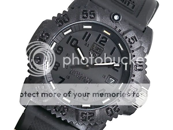 authentic includes luminox 7051 bo blackout colormark 38mm black