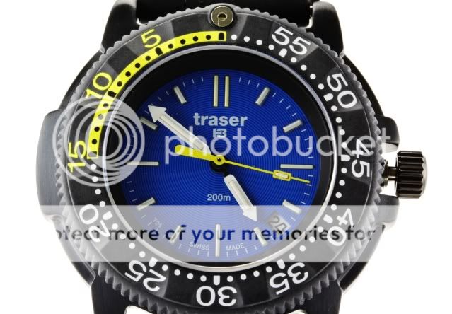traser classic h3 p6504 nautic blue swiss dive watch p6504.93c.