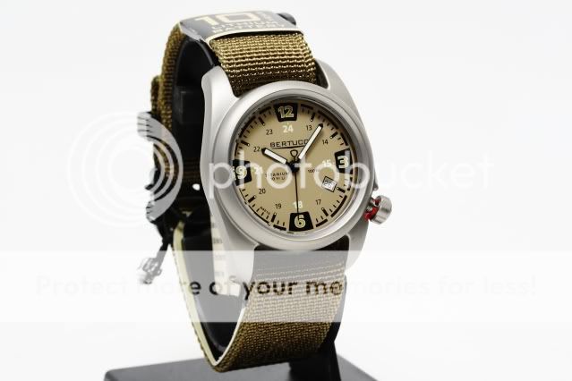 Bertucci A 2T Mens Brown Analog Titanium Watch 12709 New
