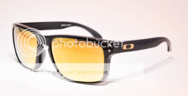 Oakley Holbrook Black w/ 24k Shawn White OO9102 08 NEW  