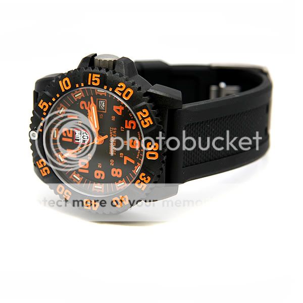 Luminox 3059 EVO Navy SEAL Colormark Orange Watch NEW  