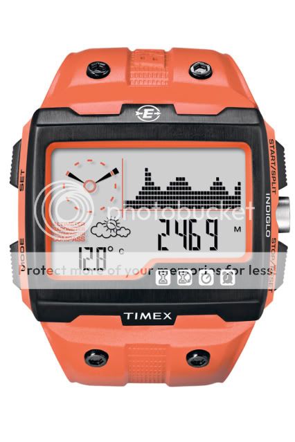 Timex Expedition WS4 Orange Strap Black/Orange Face NEW  